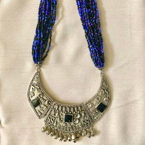 NWT Beautiful Egyptian Beaded Necklace